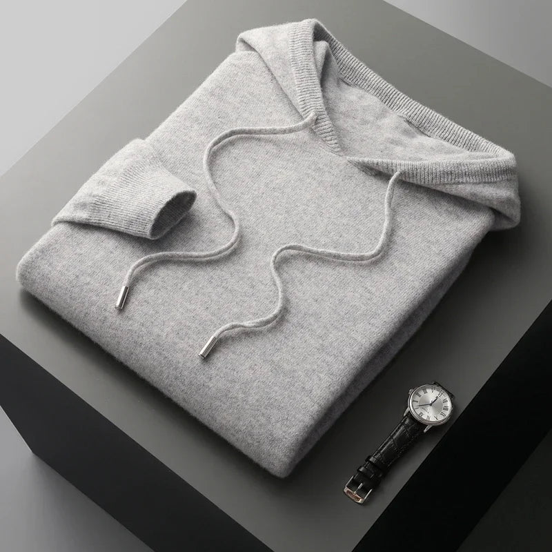 Reuben | Luxurious Cashmere Drawstring Hoodie