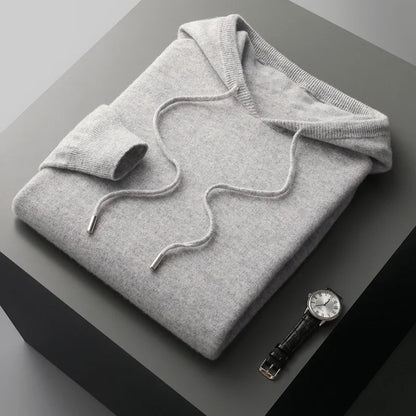 Reuben | Luxurious Cashmere Drawstring Hoodie
