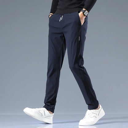 Rufus | Tailored Slim Fit Cotton Trousers