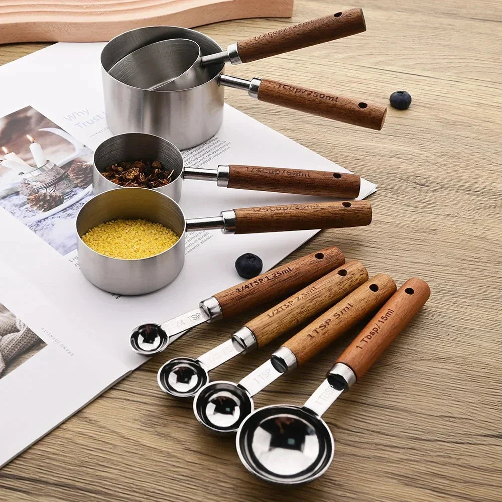 Freya | Polished Stainless Steel Measuring Set