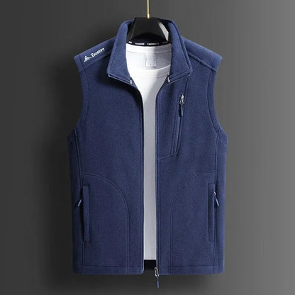 Cedric | Luxe Fleece Zip-Up Vest