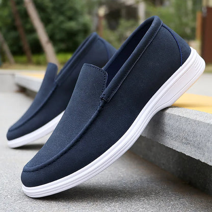 Elliott | Premium Suede Slip-On Loafers with Orthopedic Footbed