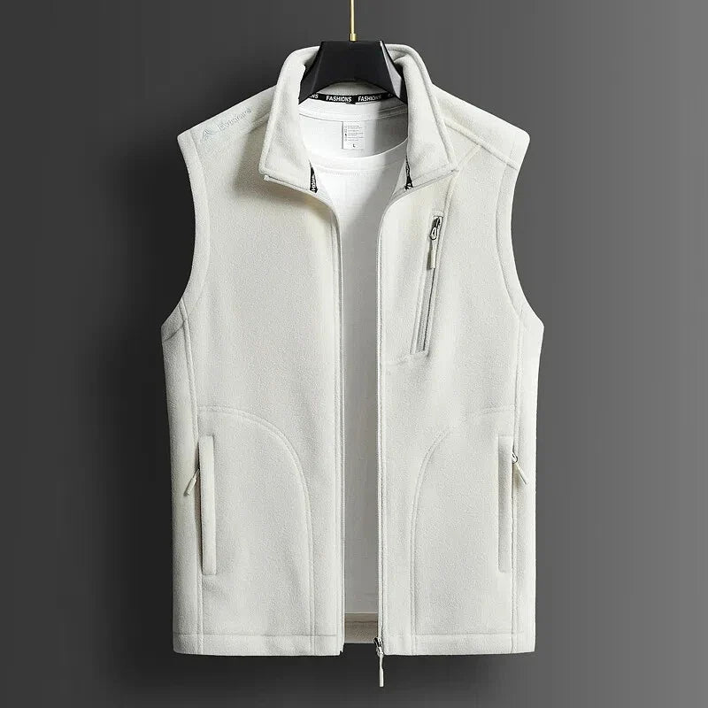Cedric | Luxe Fleece Zip-Up Vest