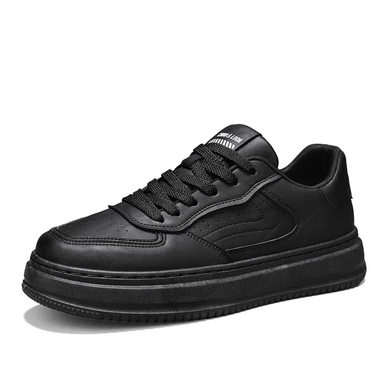 Ambrose | Premium Leather Lace-Up Sneakers