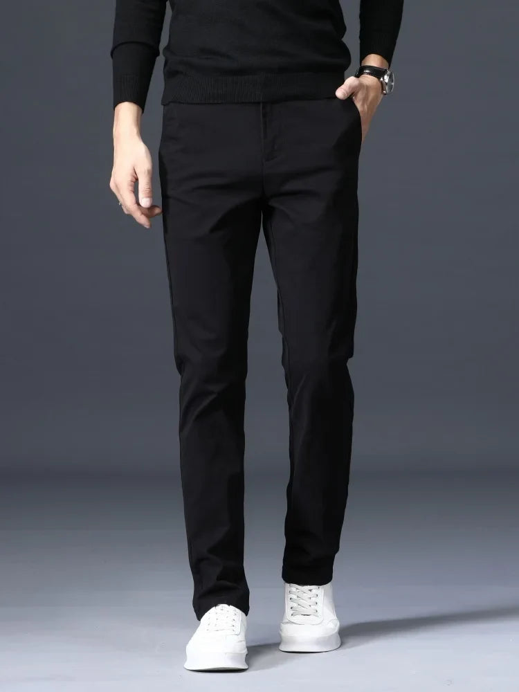 Octavian | Tailored Slim-Fit Cotton Trousers
