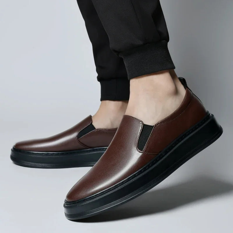 Ludovic | Luxe Leather Slip-On Loafers