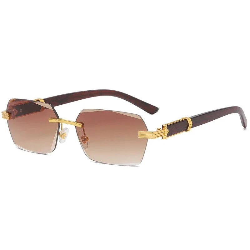 Juliette | Rimless Square Sunglasses