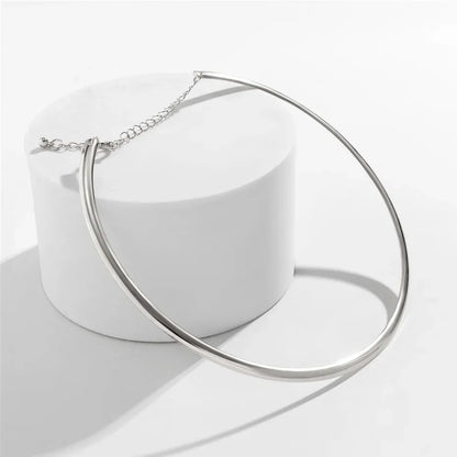 Eliza | Polished Collar Necklace in Non-Tarnish Metal