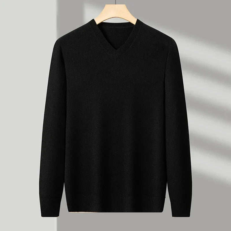 Conrad | Luxe Wool V-Neck Sweater