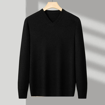 Conrad | Luxe Wool V-Neck Sweater
