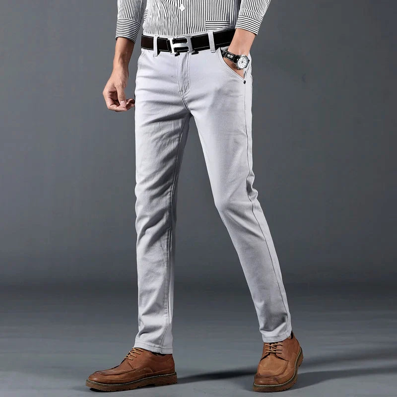 Finnian | Tailored Cotton Dress Trousers