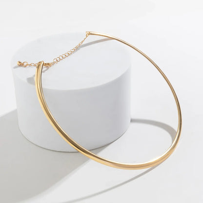 Eliza | Polished Collar Necklace in Non-Tarnish Metal