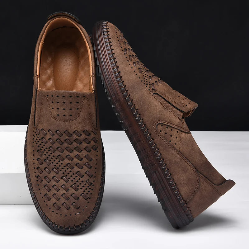 Isaac | Luxe Faux Leather Loafers