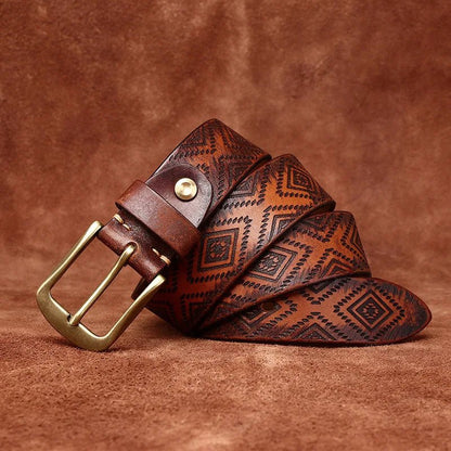 Freya | Luxe Tribal Leather Belt