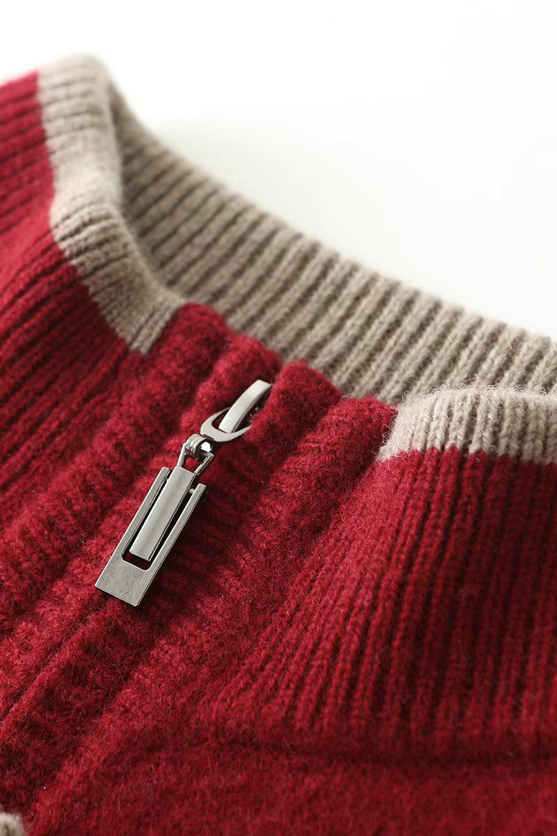 Caspian | Luxe Wool Quarter-Zip Sweater