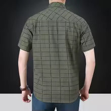Theo | Chic Short Sleeve Checkered Shirt