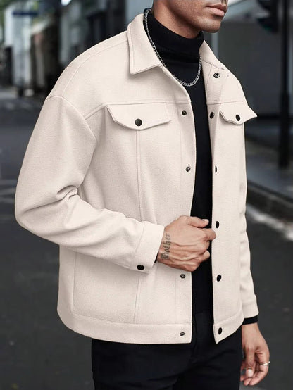Ignatius | Tailored Wool Button-Up Jacket