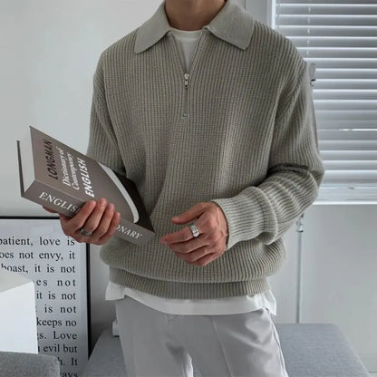 Felix | Luxe Quarter Zip Knit Sweater