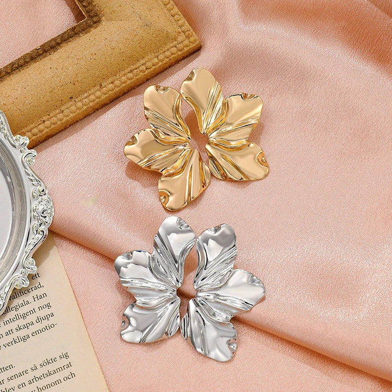Oriane | Elegant Floral Statement Earrings