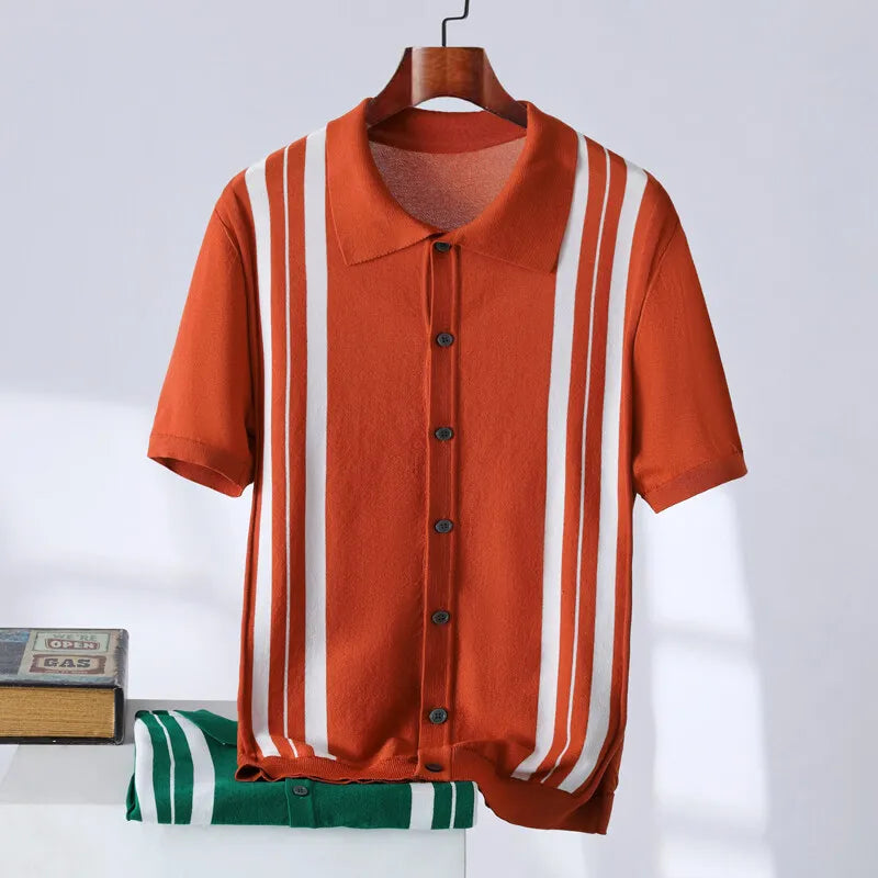 Julian | Classic Striped Polo Shirt