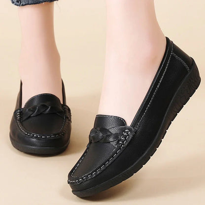 Sylvie | Luxe Leather Cushioned Loafers