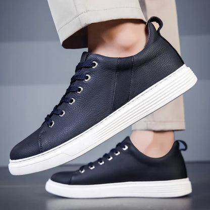 Callum | Luxe Leather Low-Top Sneakers