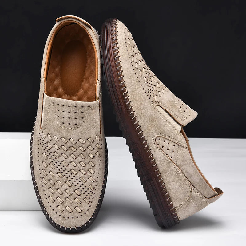 Isaac | Luxe Faux Leather Loafers