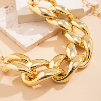 Vera | Sculptural Oversized Link Choker Necklace