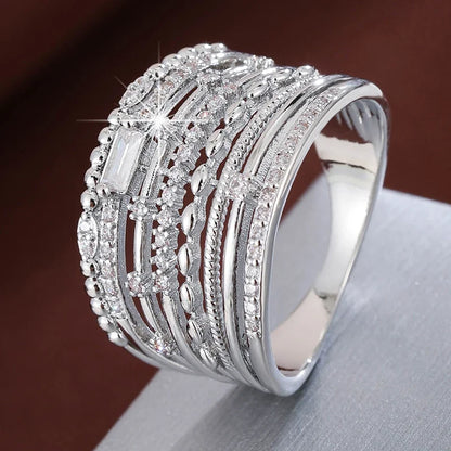 Petra | Elegant Cascade Ring