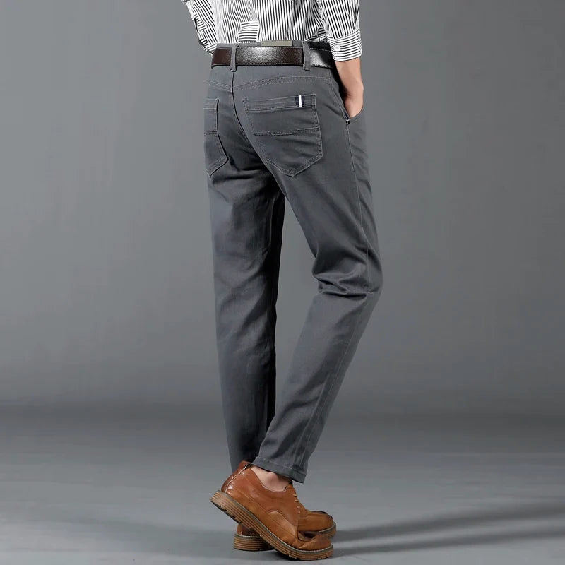Finnian | Tailored Cotton Dress Trousers