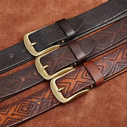Freya | Luxe Tribal Leather Belt