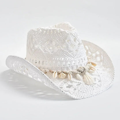 Vivienne | Handcrafted Crochet Straw Hat