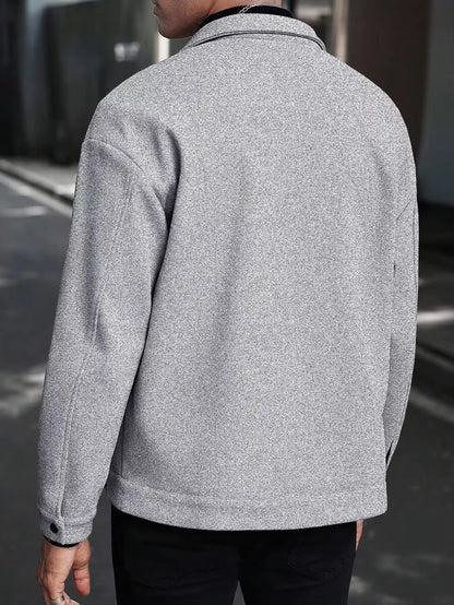 Ignatius | Tailored Wool Button-Up Jacket