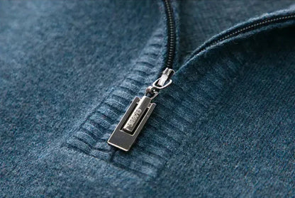 Mathis | Luxe Wool Blend Quarter-Zip Sweater