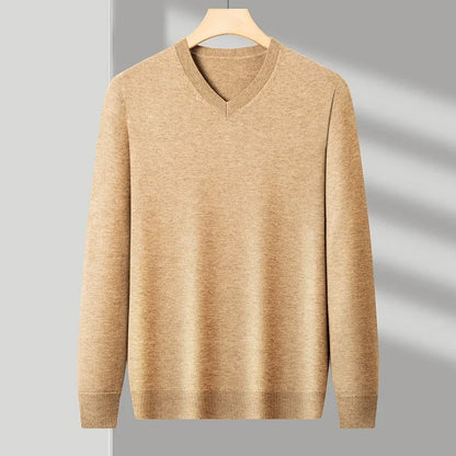 Conrad | Luxe Wool V-Neck Sweater