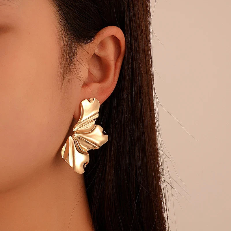 Oriane | Elegant Floral Statement Earrings