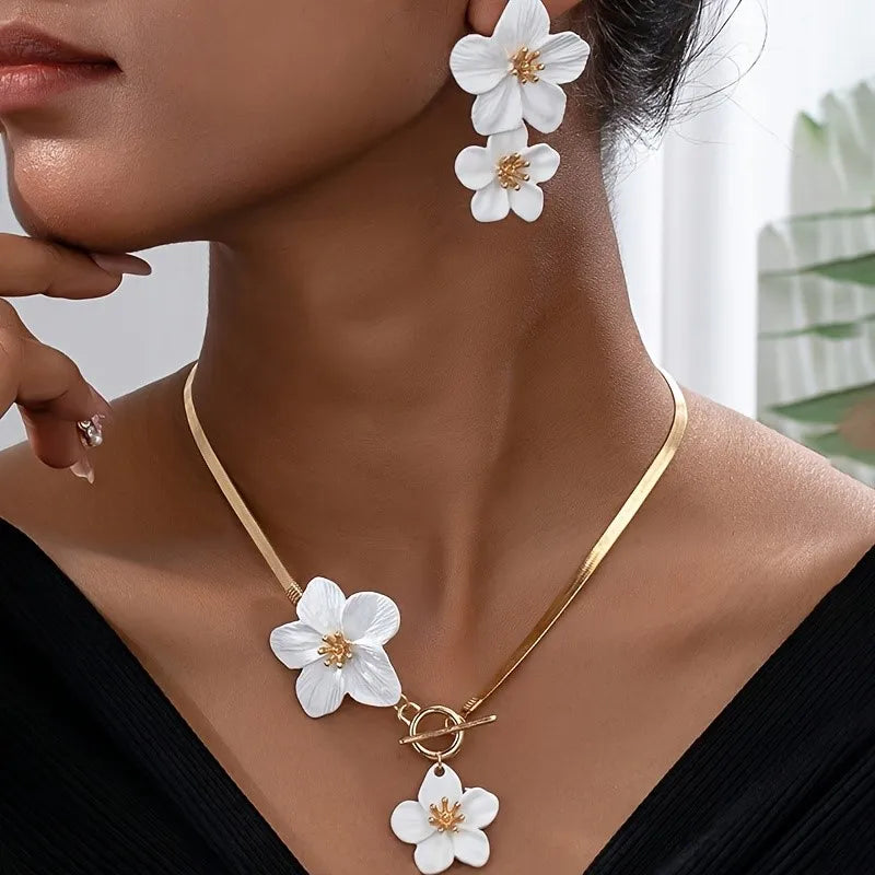 Tabitha | Elegant Floral Two-Piece Set