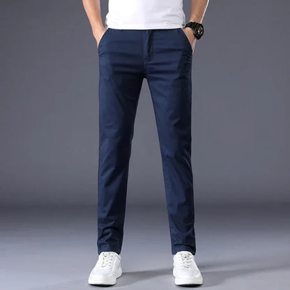 Lucian | Tailored Cotton Dress Trousers