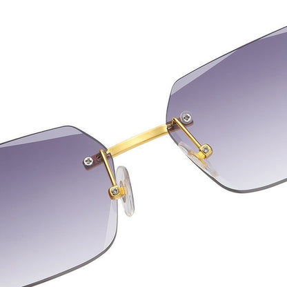 Juliette | Rimless Square Sunglasses