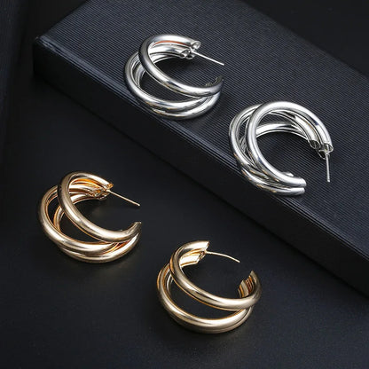 Nora | Elegant Twist Earrings