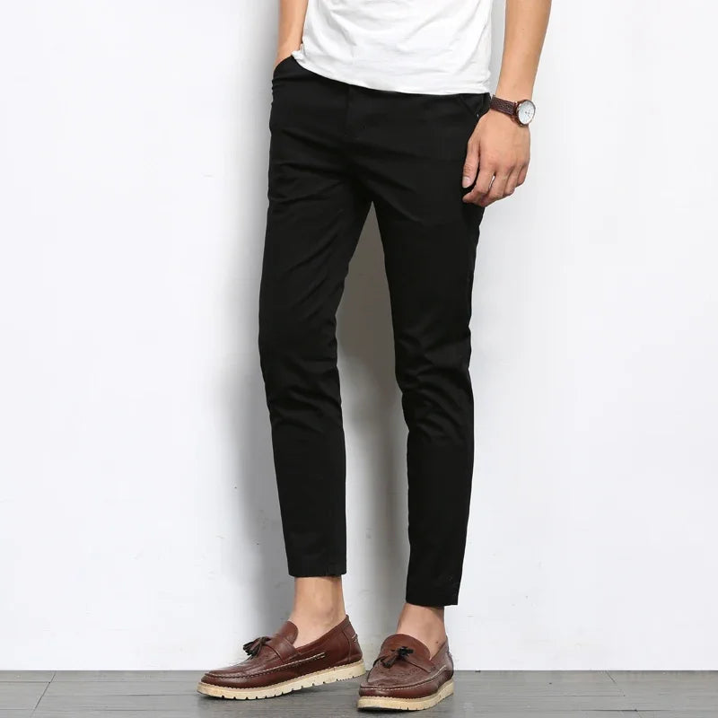 Killian | Tailored Cotton Dress Trousers