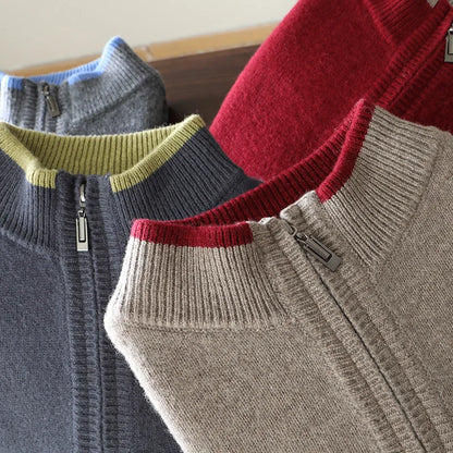 Caspian | Luxe Wool Quarter-Zip Sweater