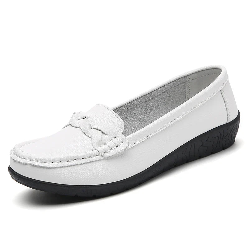 Sylvie | Luxe Leather Cushioned Loafers