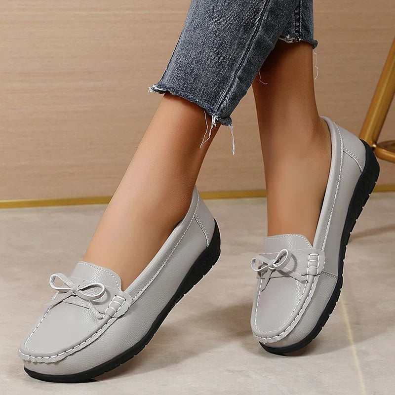 Sigrid | Chic Leather Slip-On Loafers