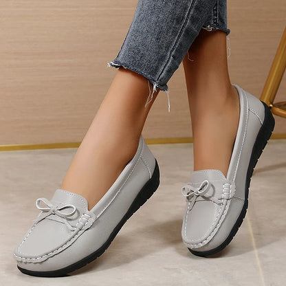 Sigrid | Chic Leather Slip-On Loafers