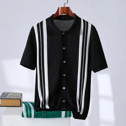 Julian | Classic Striped Polo Shirt