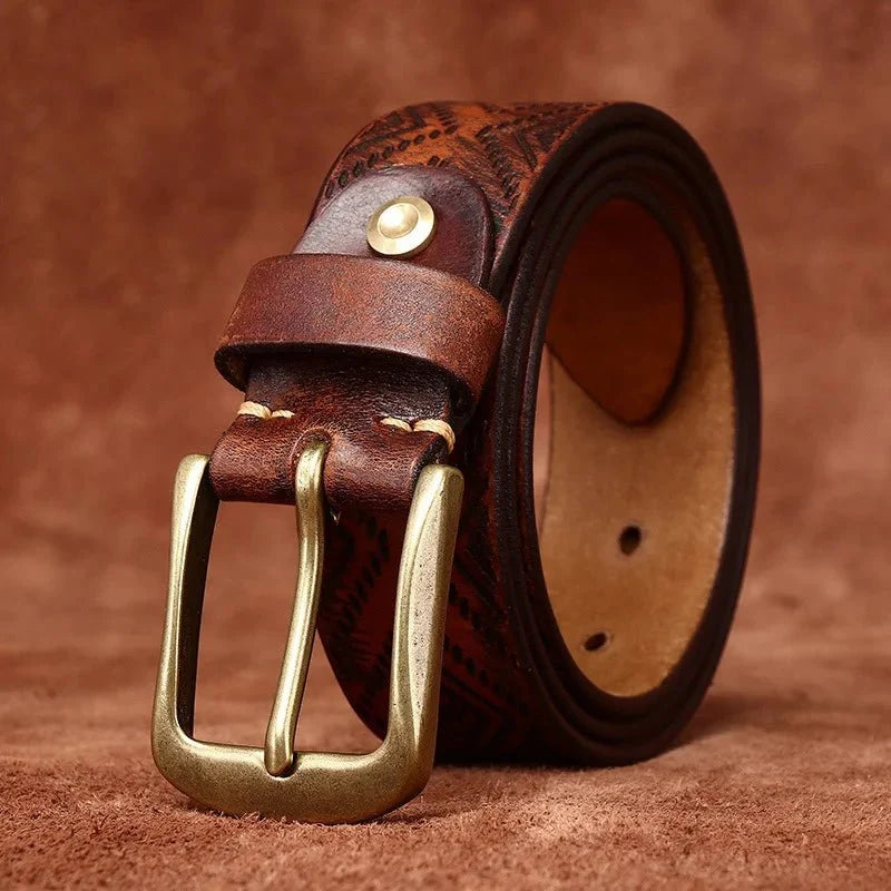 Freya | Luxe Tribal Leather Belt