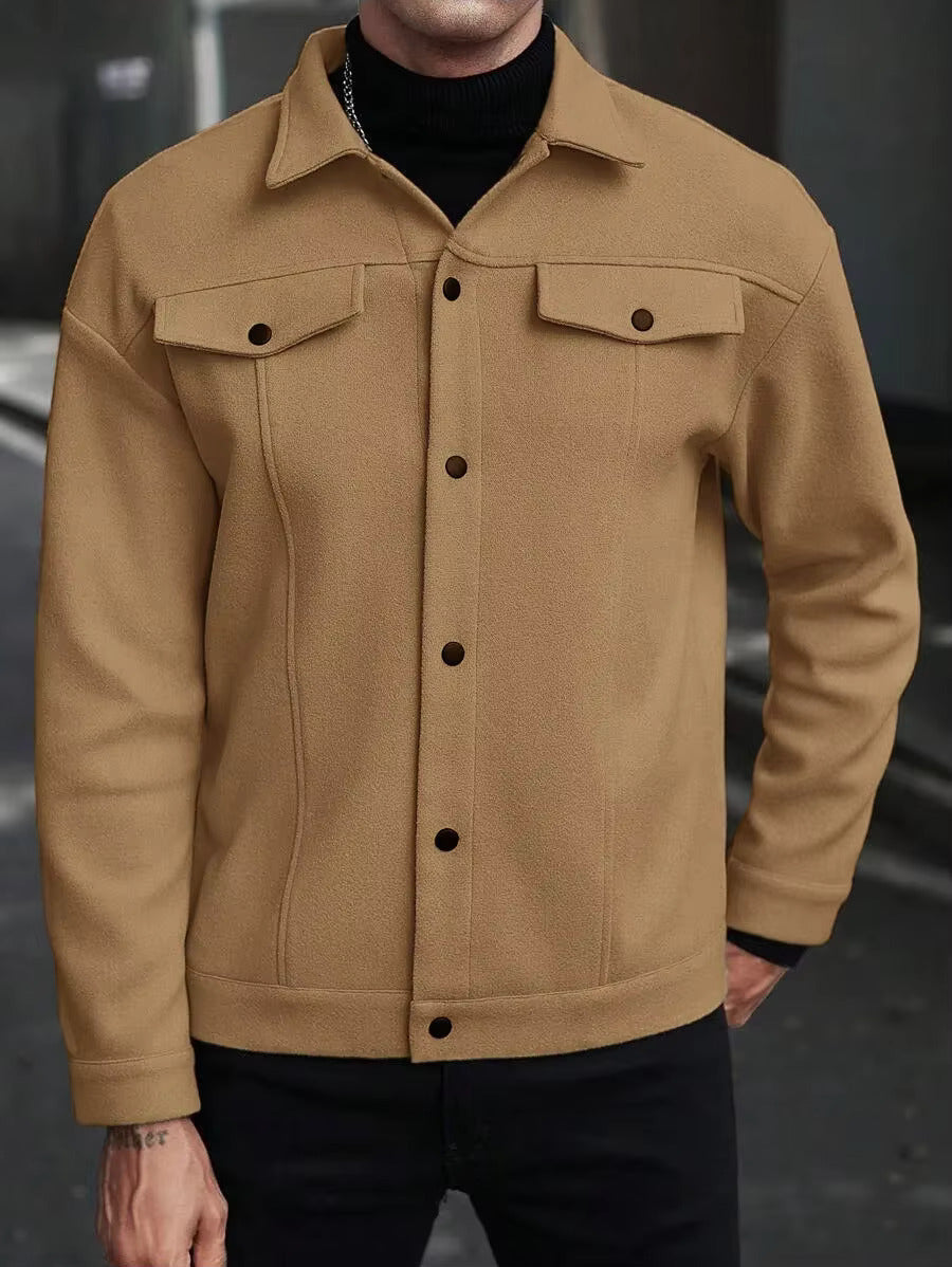 Ignatius | Tailored Wool Button-Up Jacket