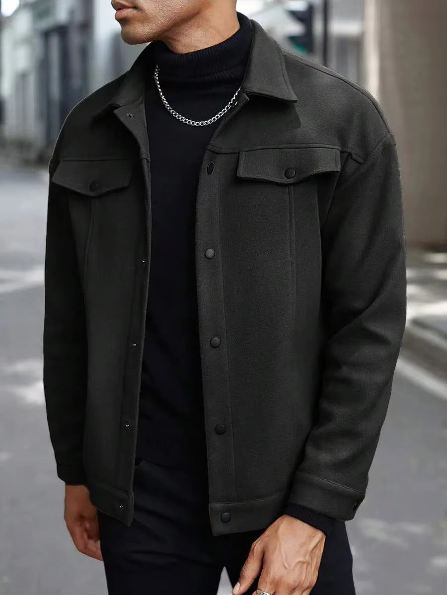 Ignatius | Tailored Wool Button-Up Jacket