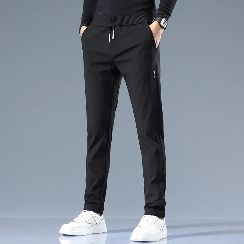 Rufus | Tailored Slim Fit Cotton Trousers